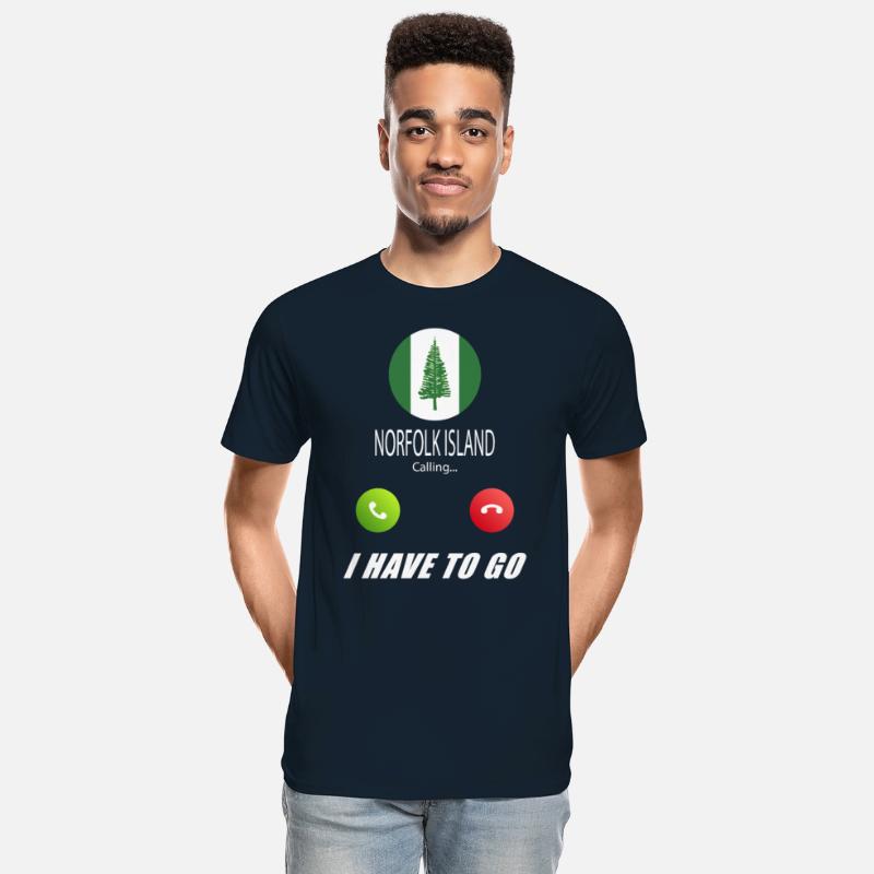 Norfolk Island is calling Is calling Flag Saying