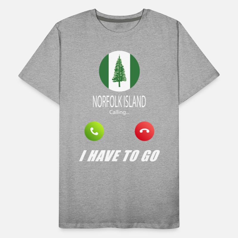 Norfolk Island is calling Is calling Flag Saying