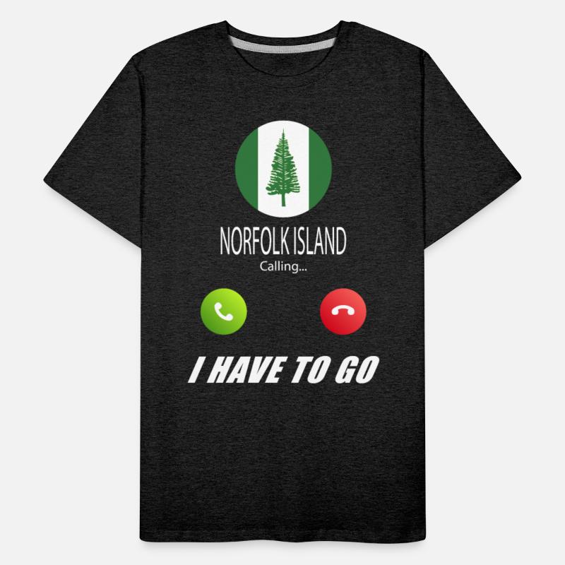 Norfolk Island is calling Is calling Flag Saying