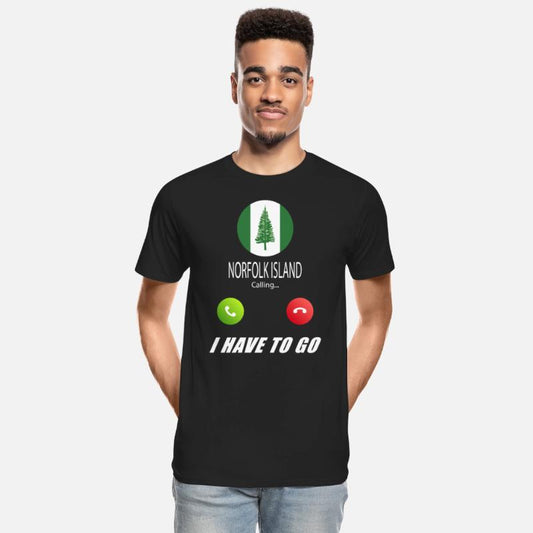 Norfolk Island is calling Is calling Flag Saying