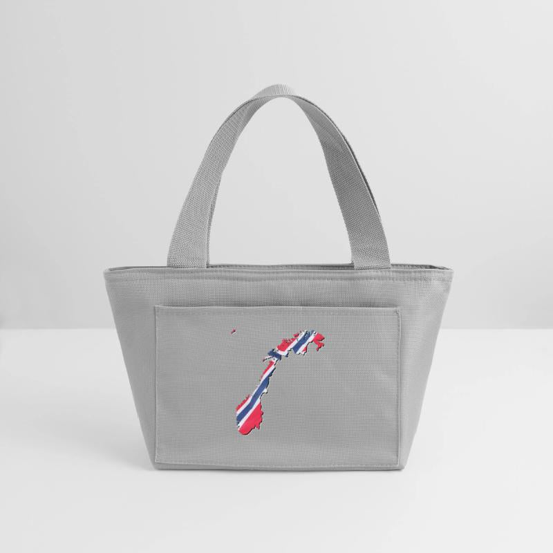 Norway Flag in Norway Map