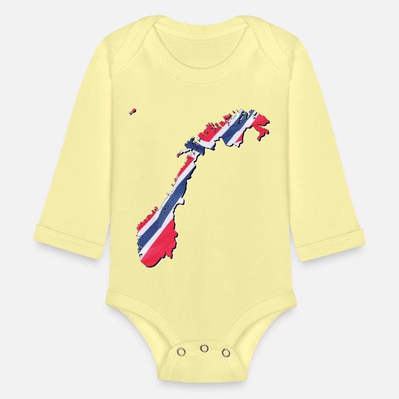 Norway Flag in Norway Map