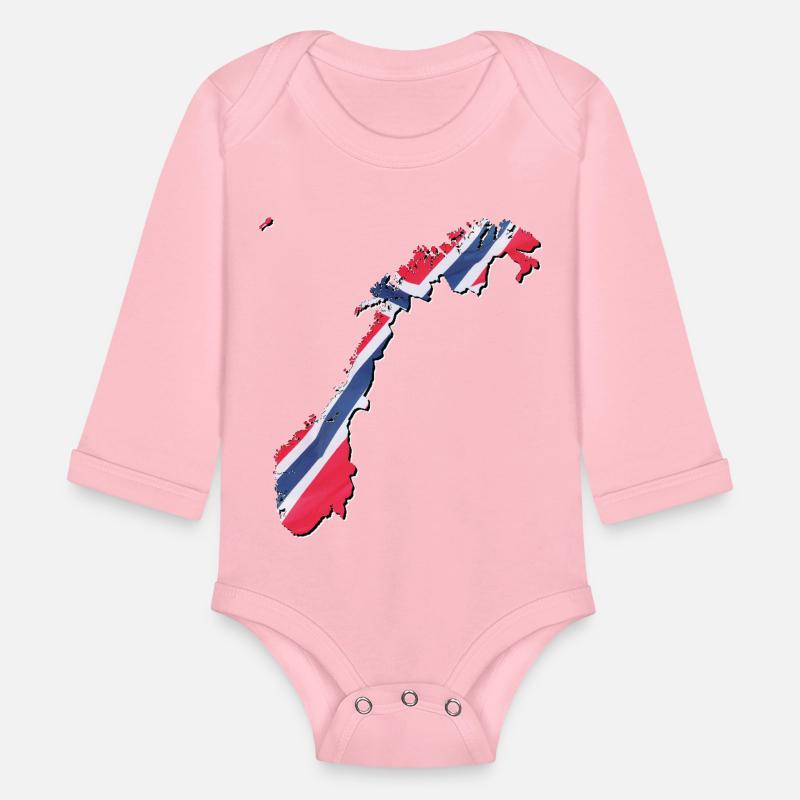 Norway Flag in Norway Map