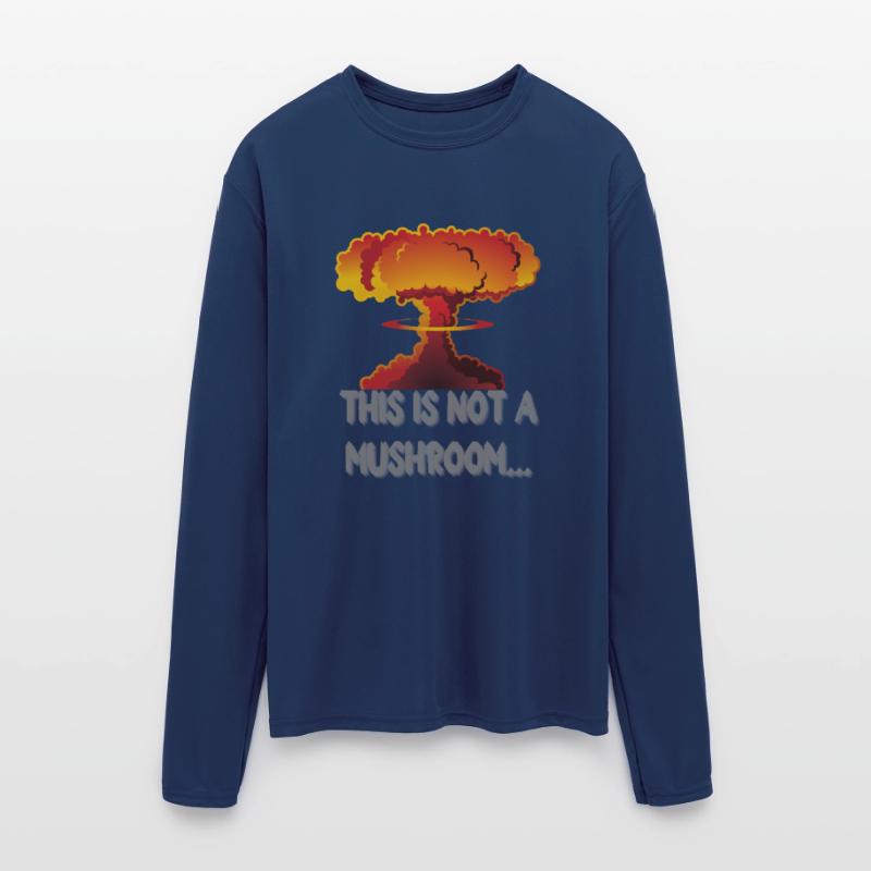 Not Mushroom Cloud Warning Power Atomic Impact Tee
