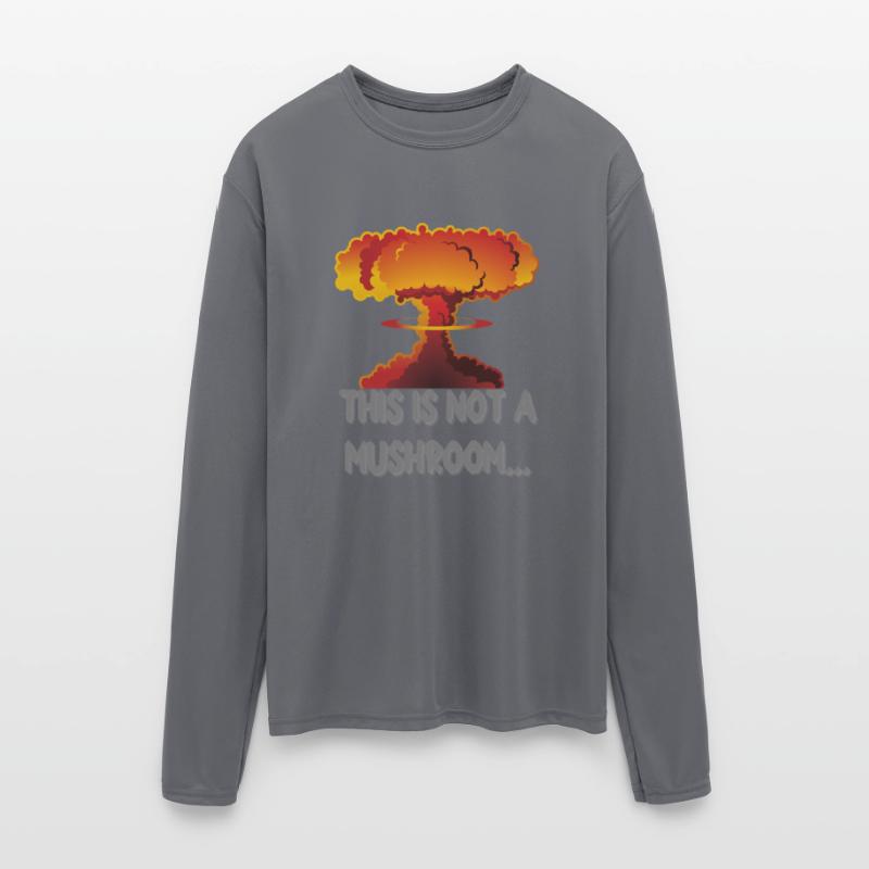 Not Mushroom Cloud Warning Power Atomic Impact Tee