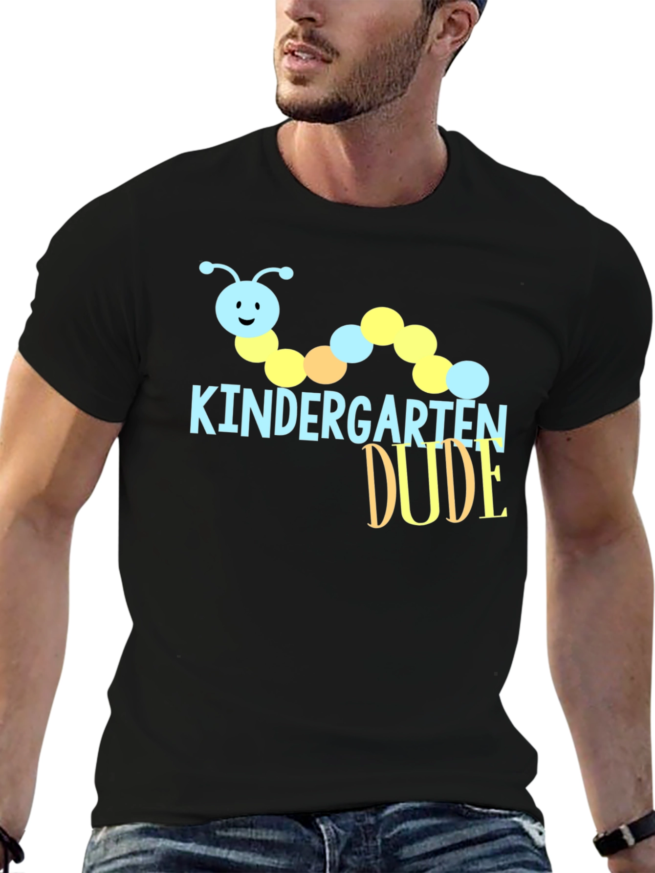 Kindergarten Dude Caterpillar Graphic Tee