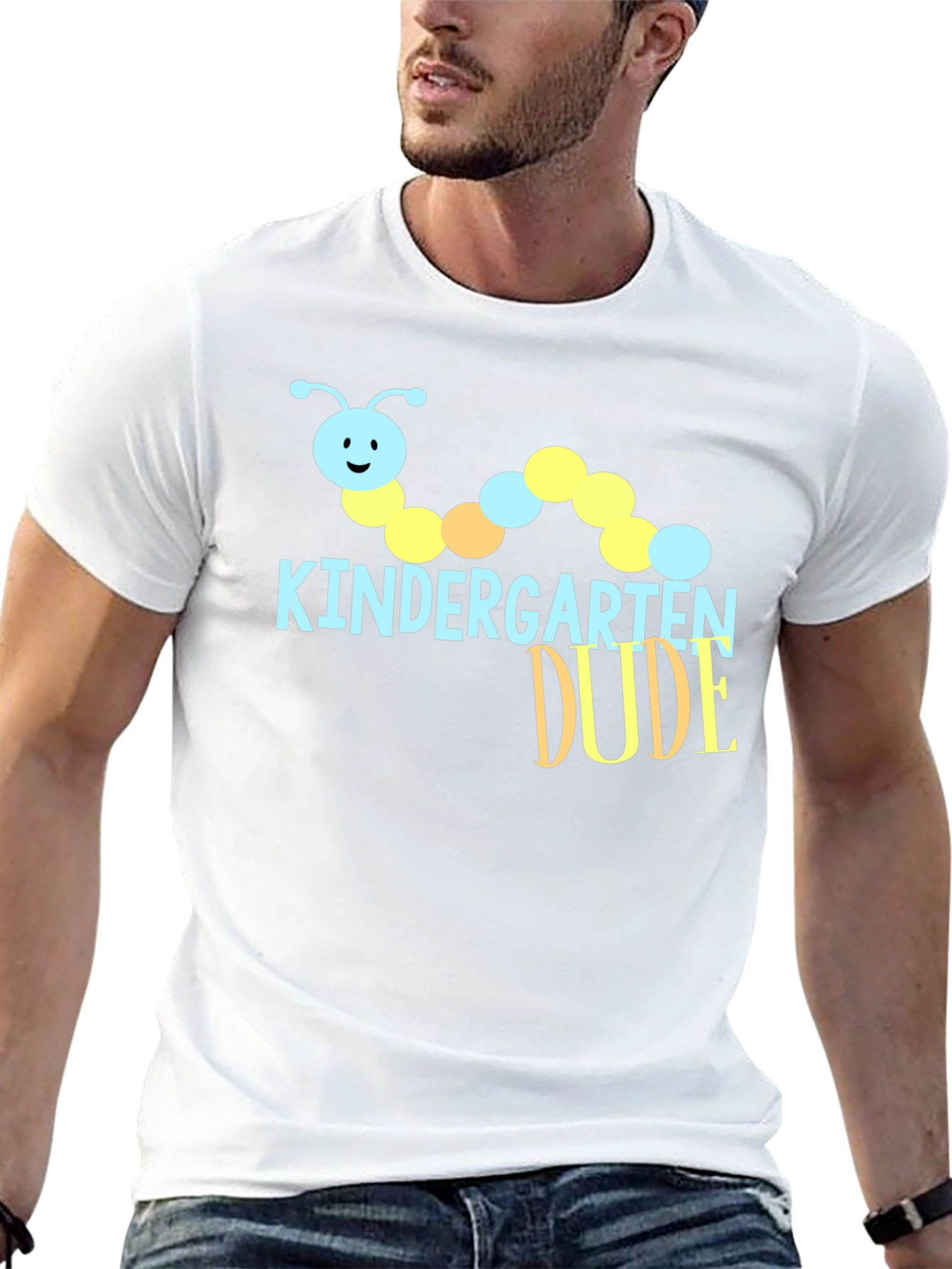 Kindergarten Dude Caterpillar Graphic Tee