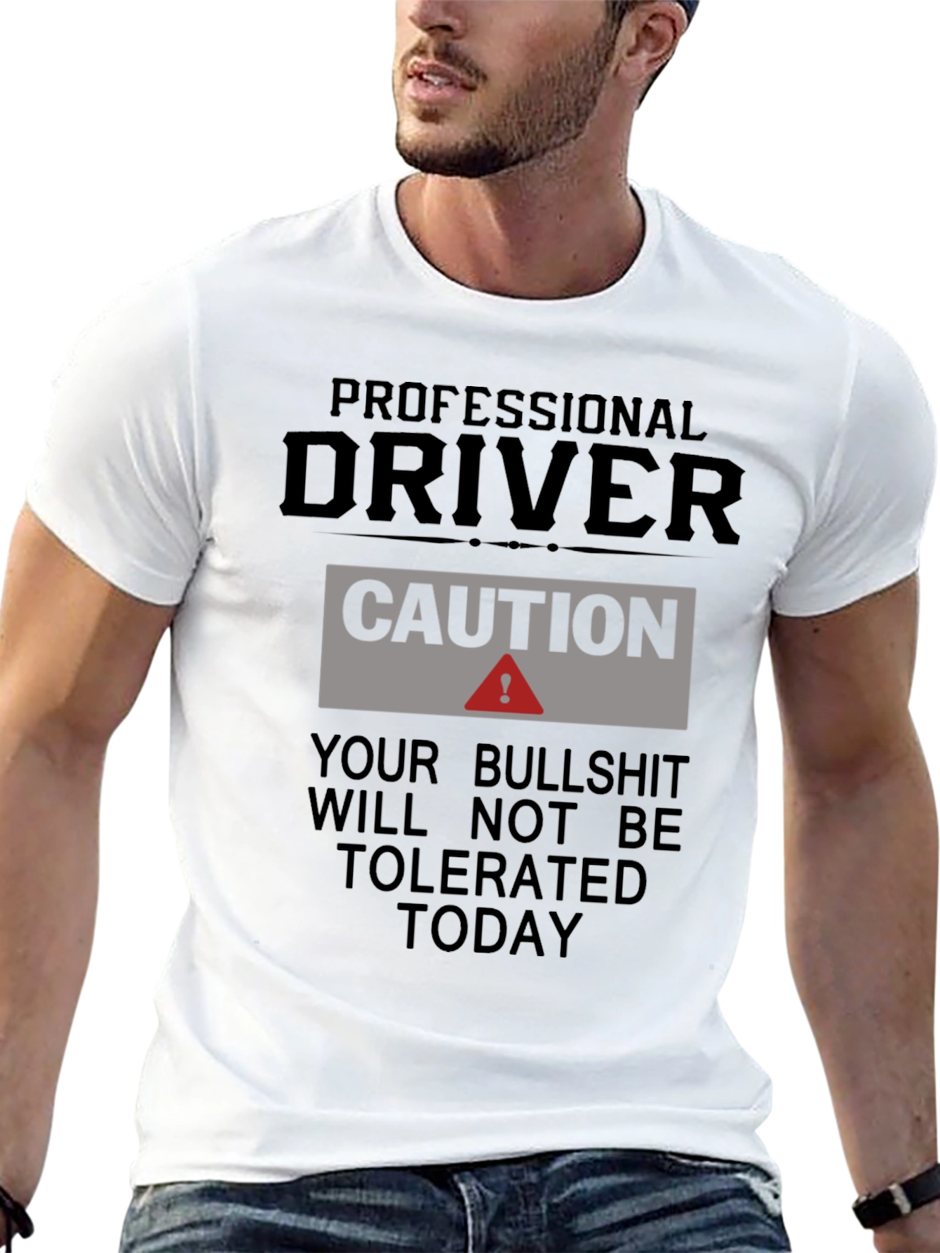 Professional Driver Caution T-Shirt