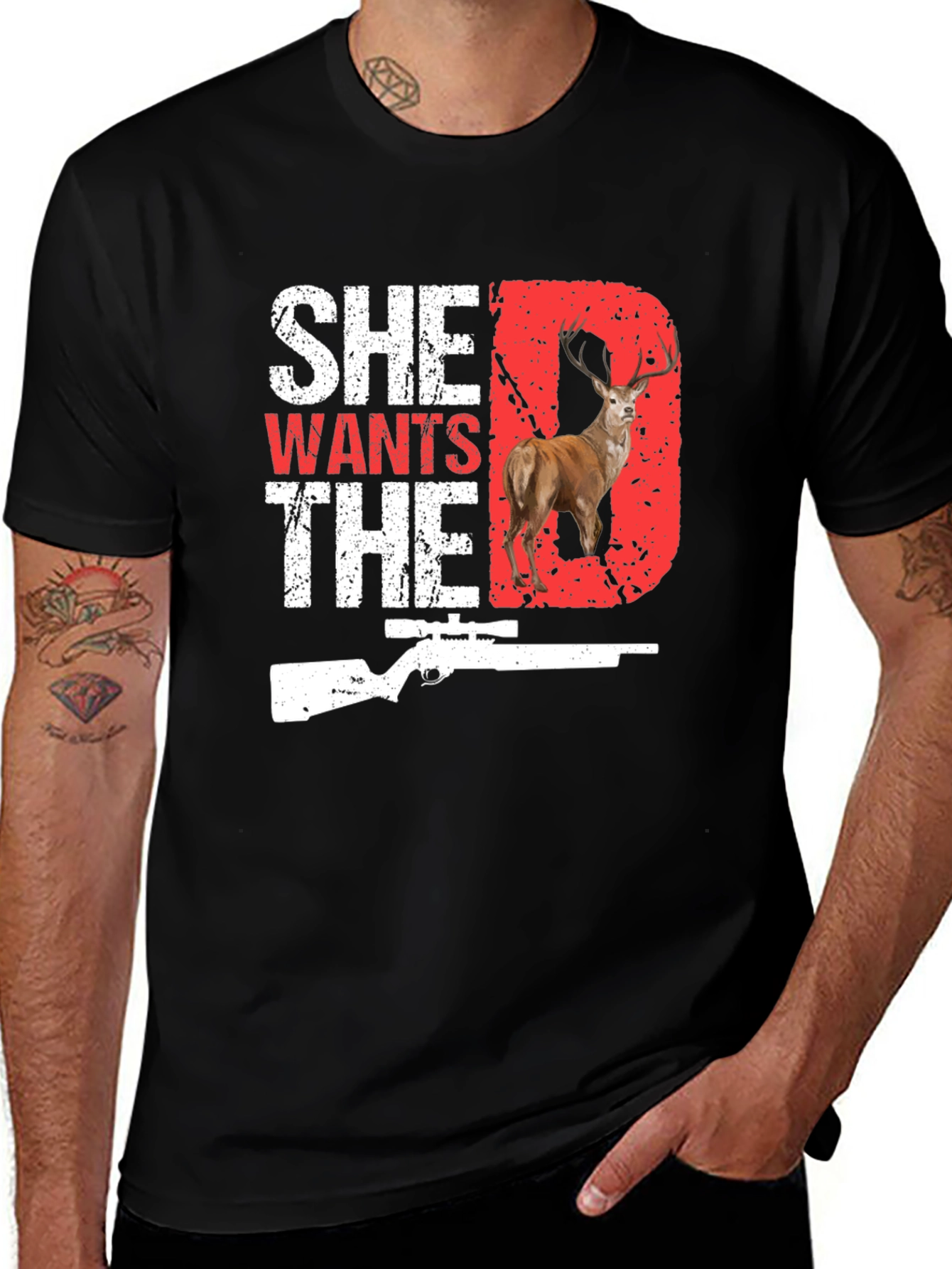 She Wants The D Deer Hunting T-Shirt