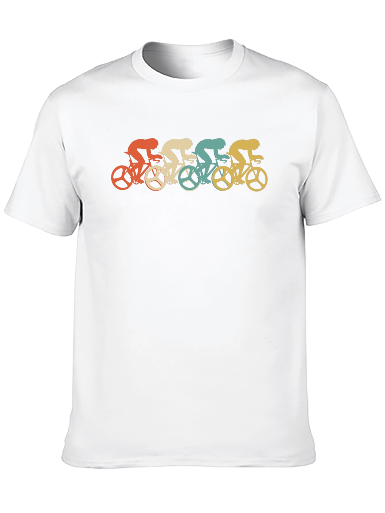 Retro Cycling Team Graphic Tee - Black