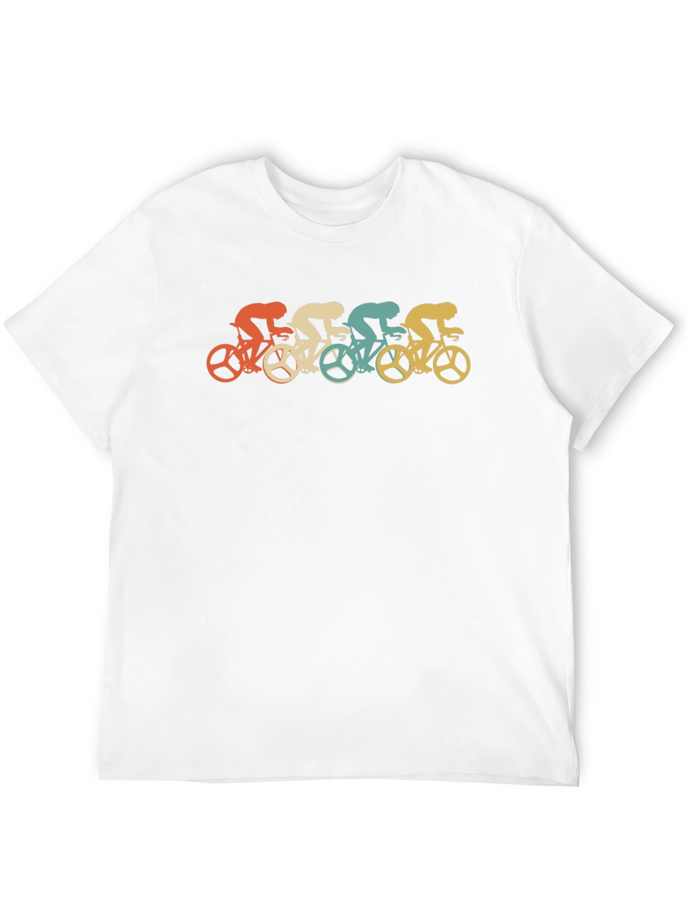 Retro Cycling Team Graphic Tee - Black