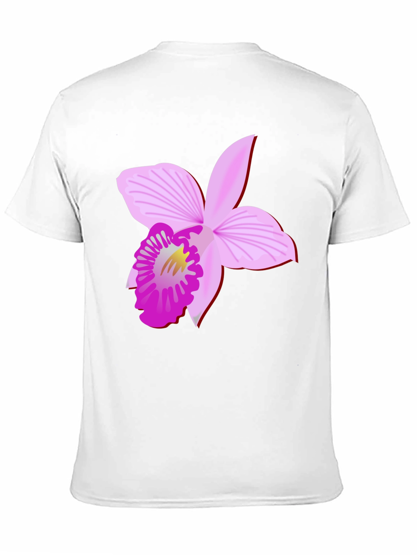 Orchid Graphic Black Tee