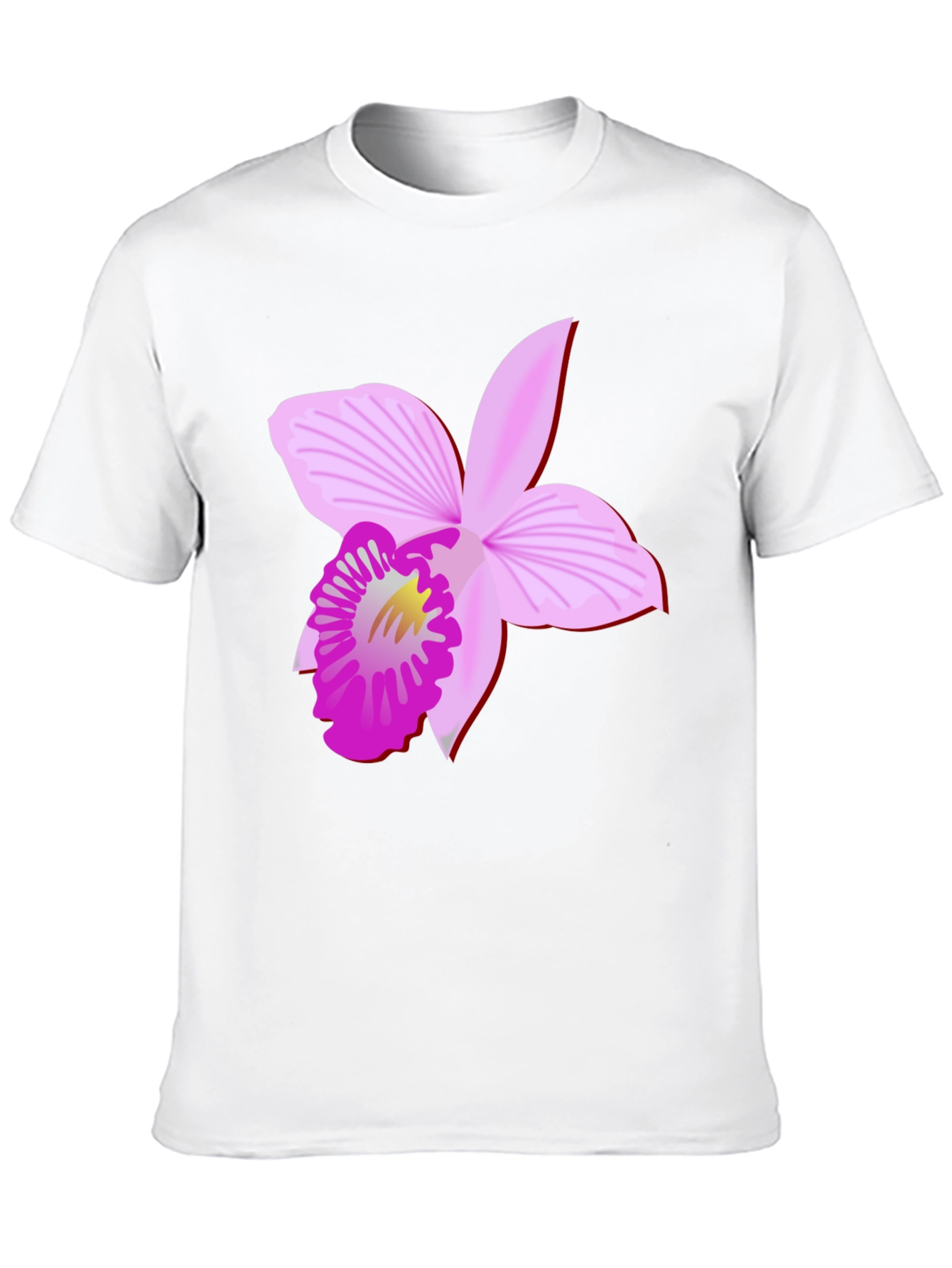 Orchid Graphic Black Tee