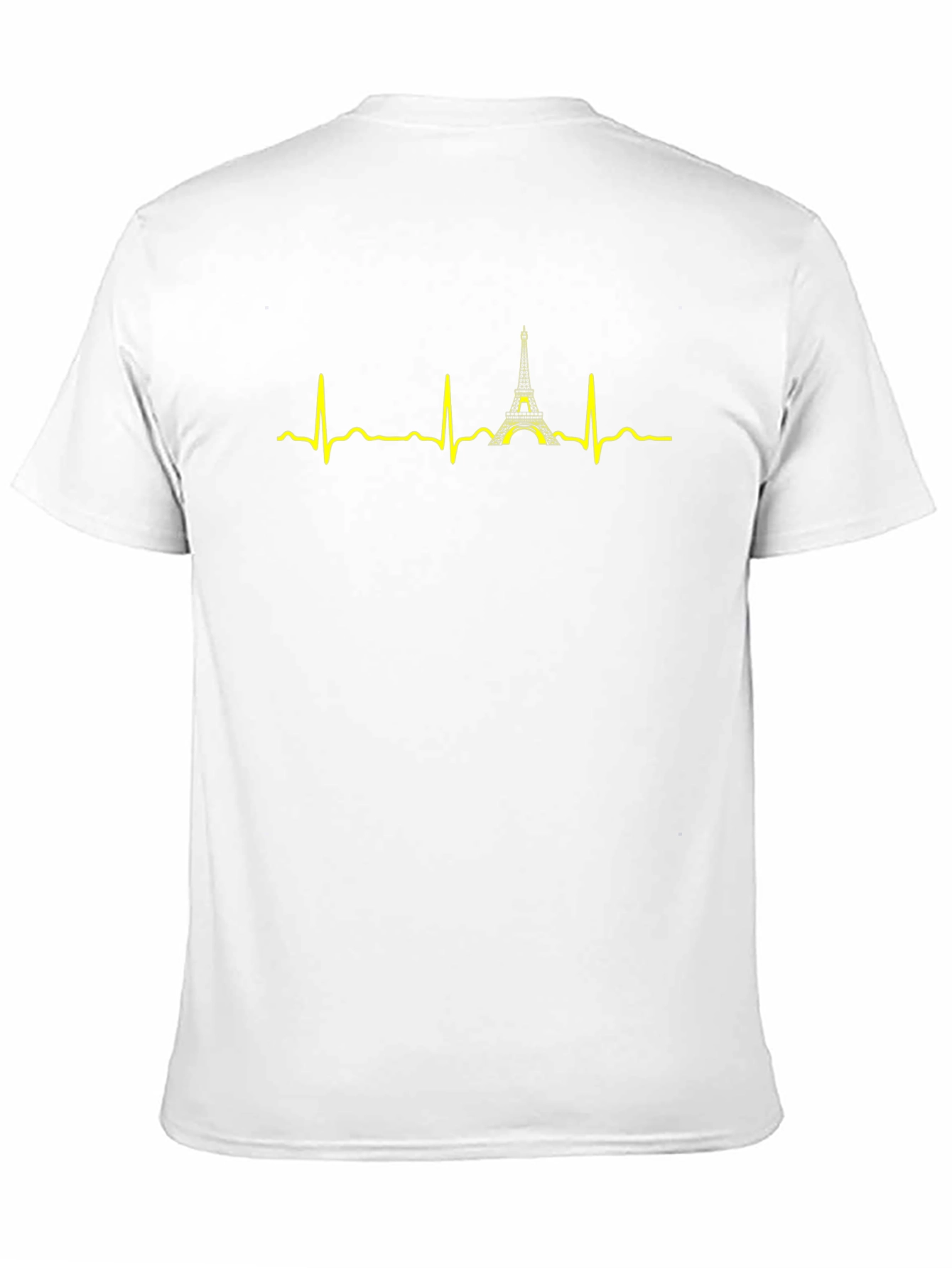 Paris Eiffel Tower Heartbeat Graphic T-Shirt