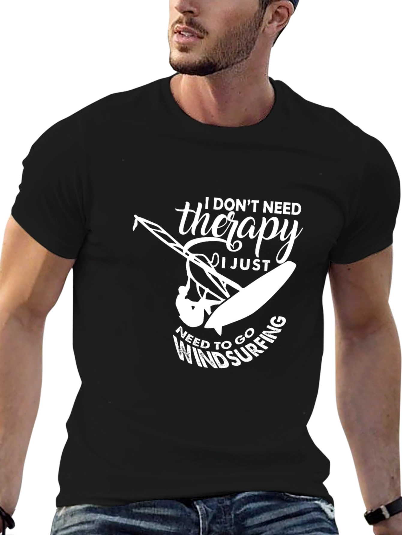 Windsurfing Therapy Graphic T-Shirt