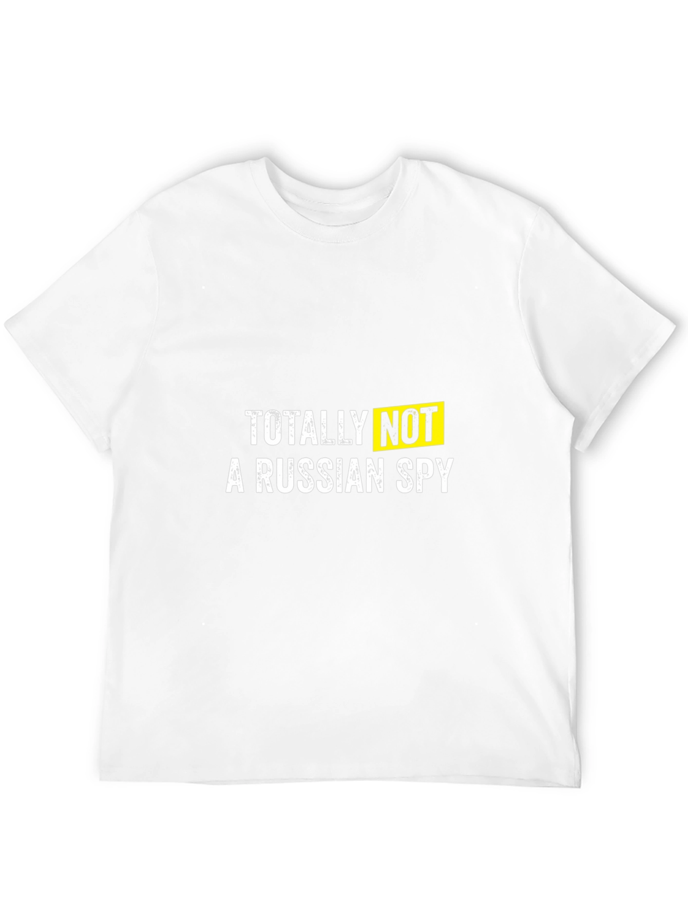 Totally Not A Russian Spy Black T-Shirt
