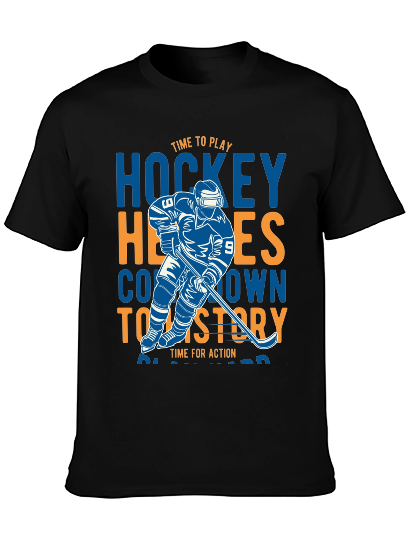 Hockey Heroes T-Shirt - Time to Play Graphic Tee