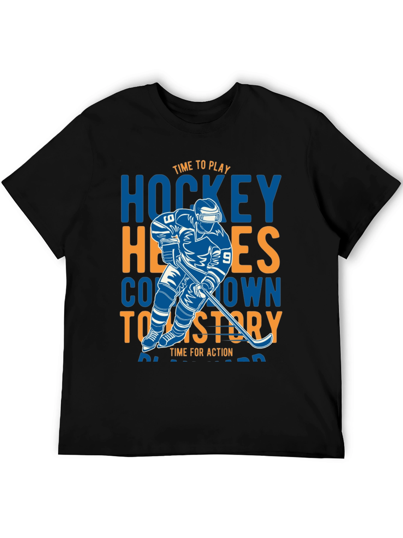 Hockey Heroes T-Shirt - Time to Play Graphic Tee