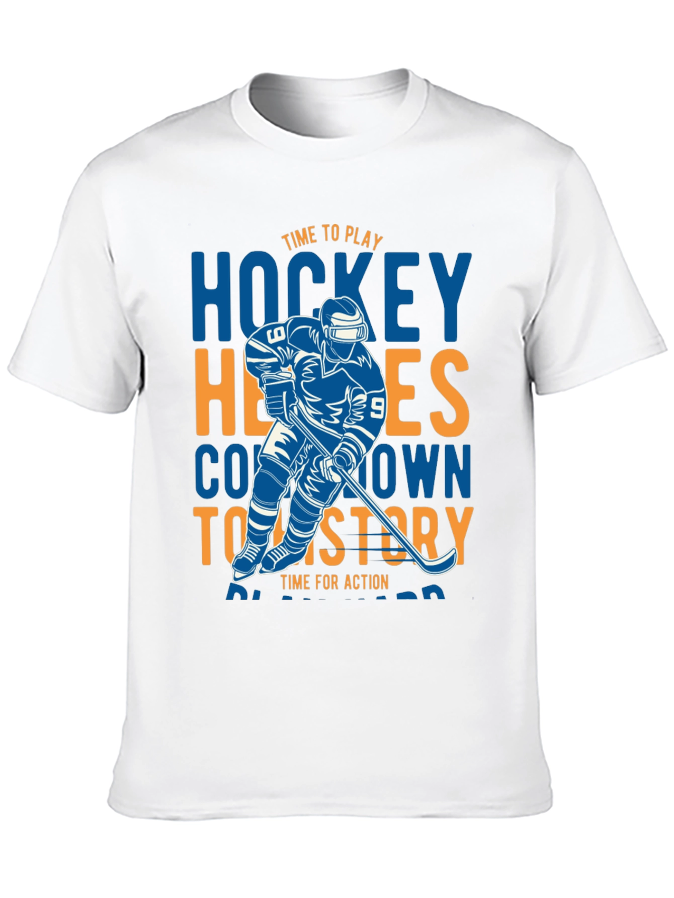 Hockey Heroes T-Shirt - Time to Play Graphic Tee