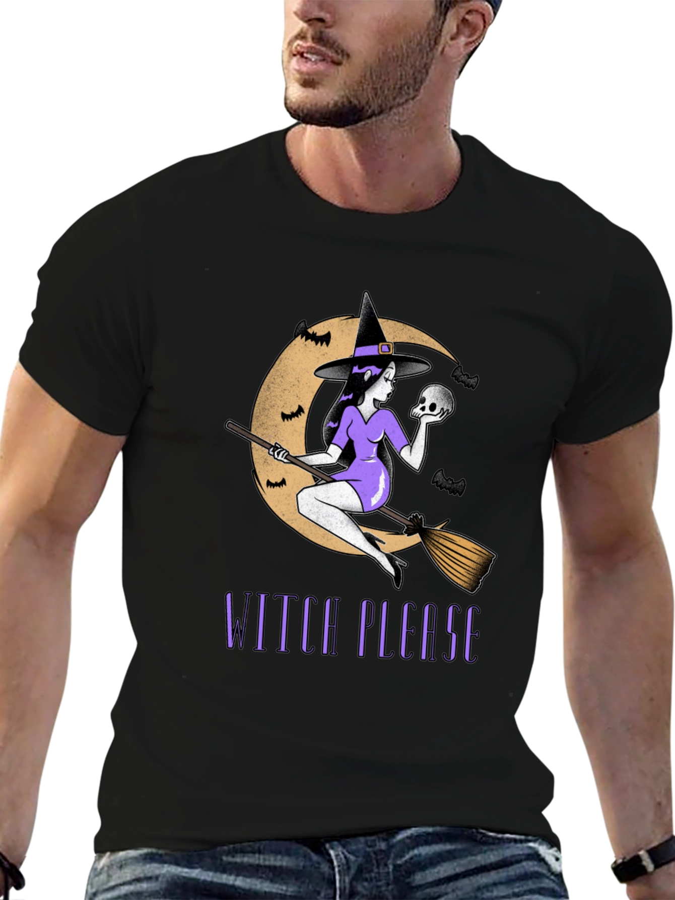 Witch Please Graphic T-Shirt - Halloween Tee