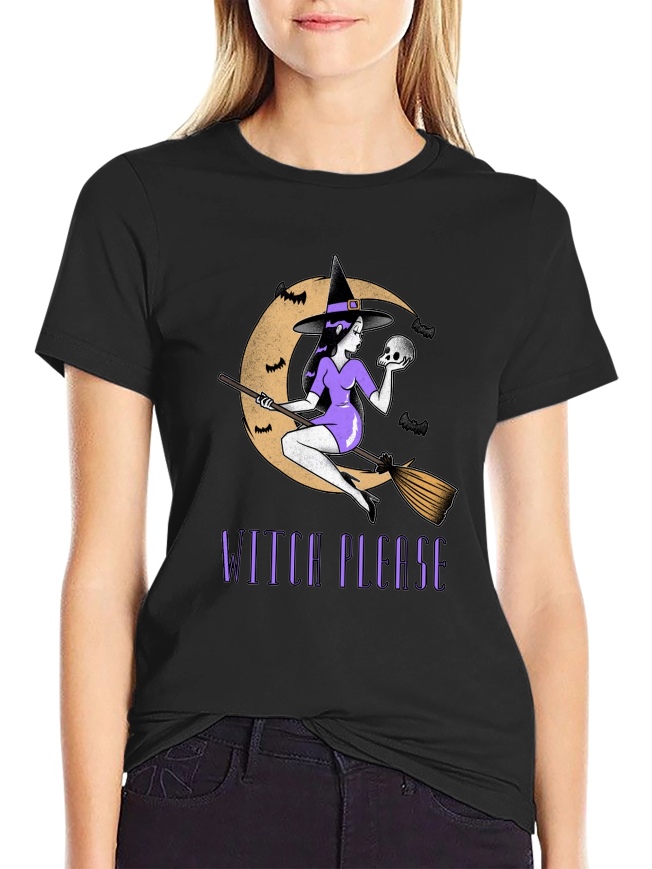 Witch Please Graphic T-Shirt - Halloween Tee
