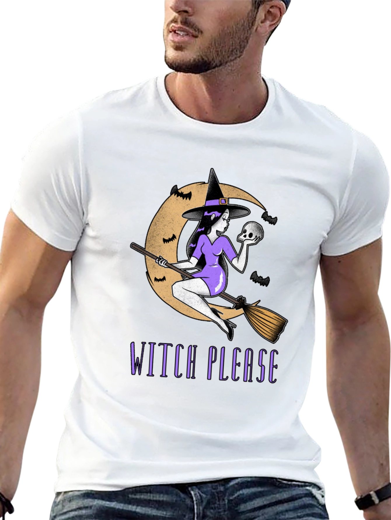 Witch Please Graphic T-Shirt - Halloween Tee