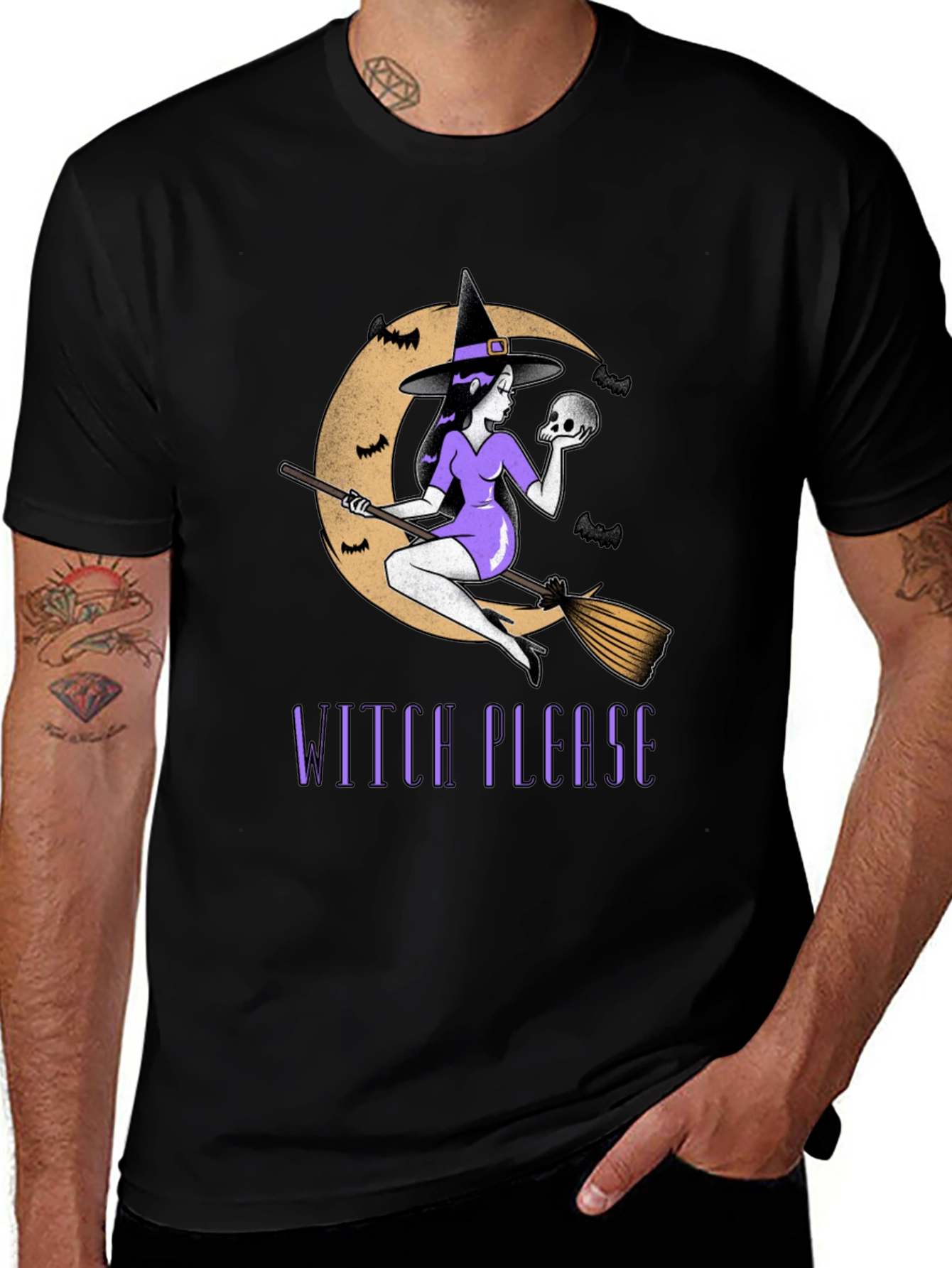 Witch Please Graphic T-Shirt - Halloween Tee