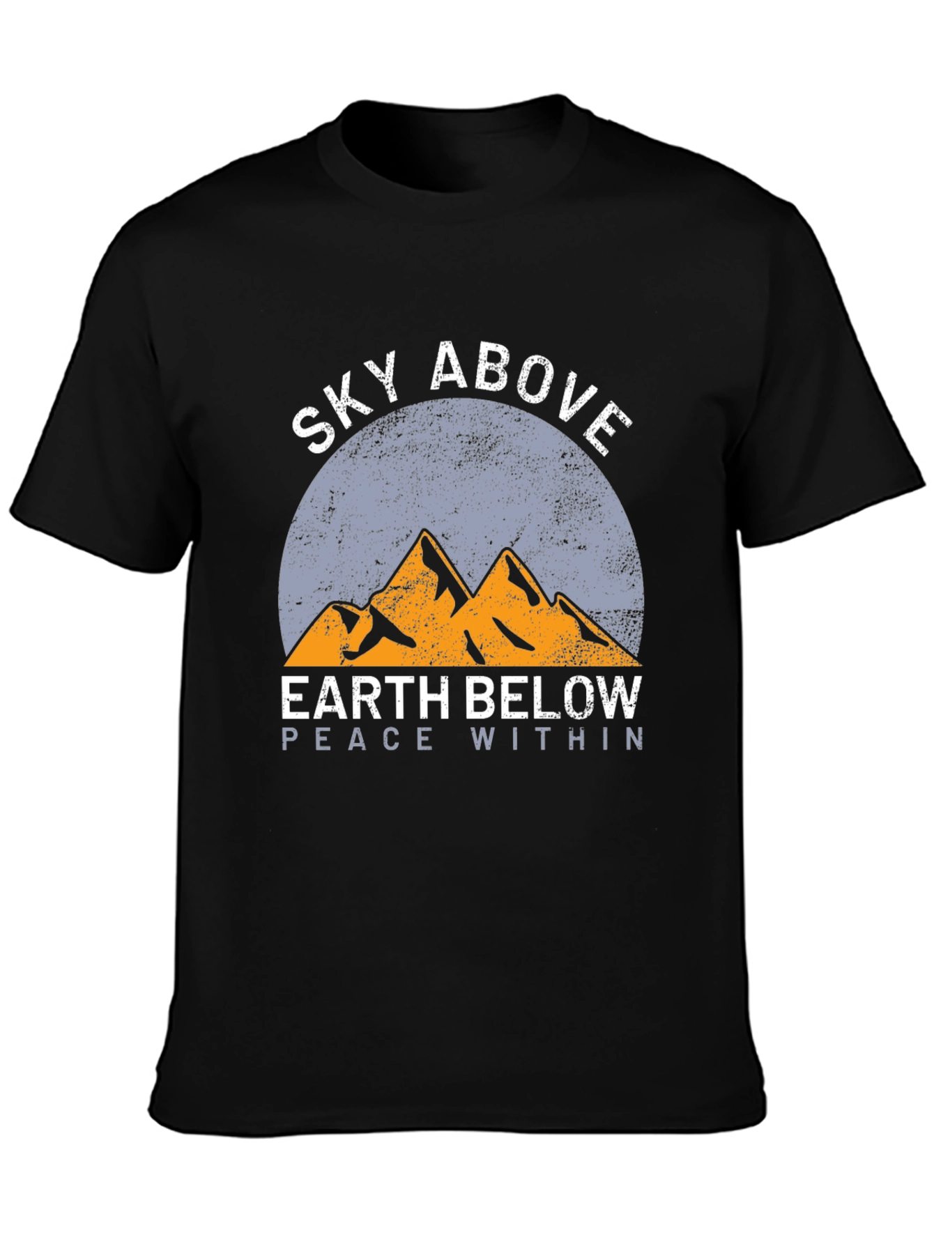 Sky Above Earth Below Mens Graphic T-Shirt