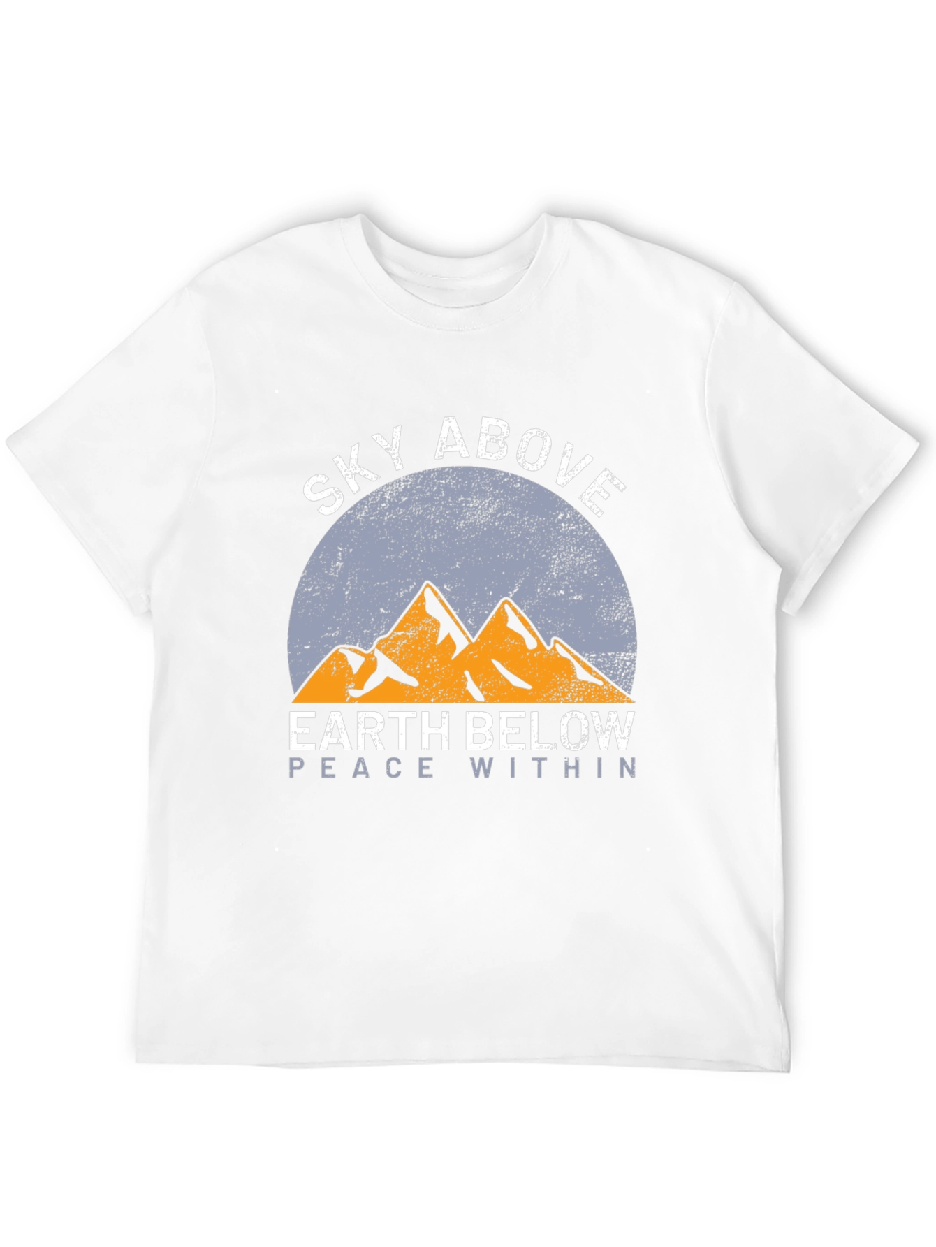 Sky Above Earth Below Mens Graphic T-Shirt