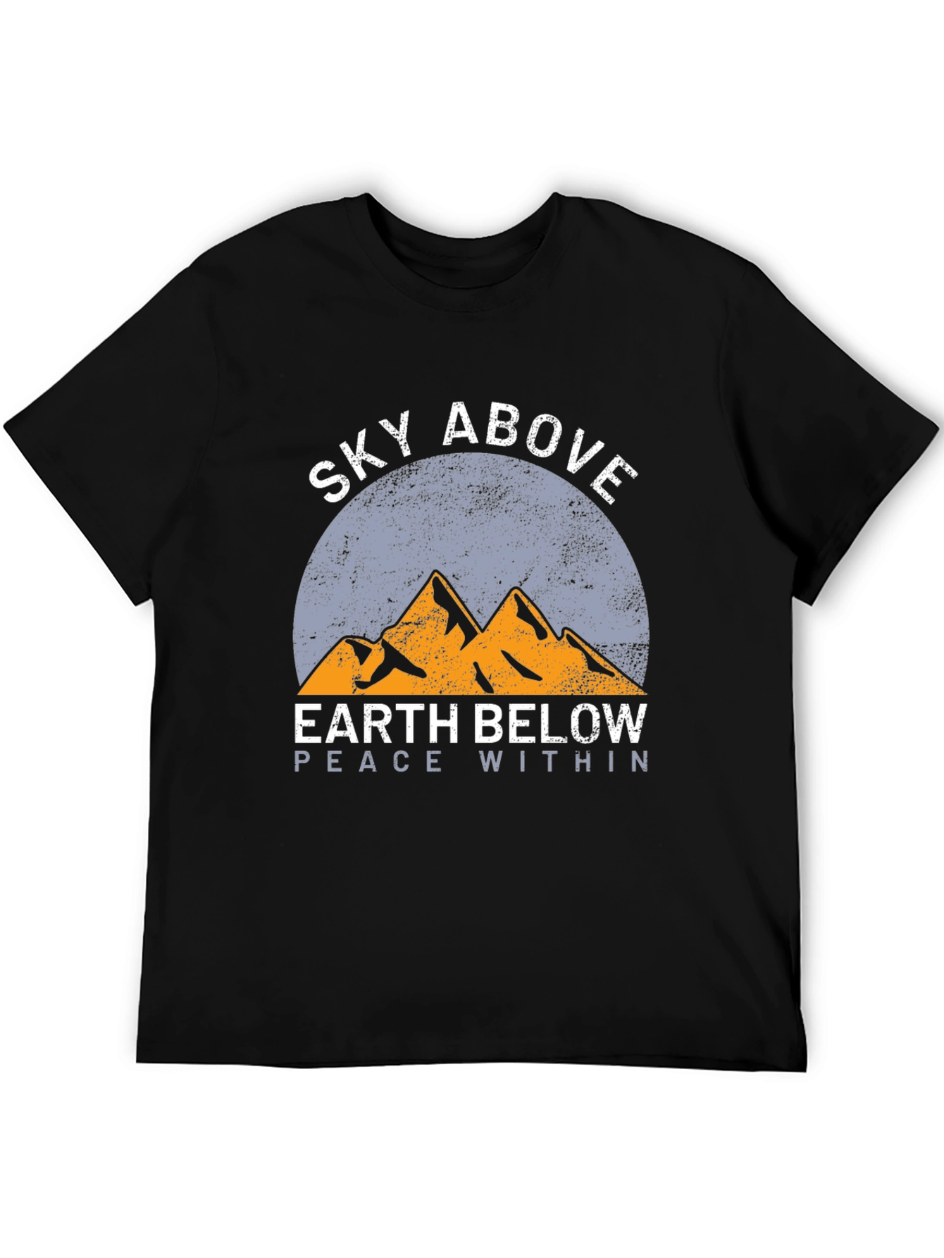 Sky Above Earth Below Mens Graphic T-Shirt