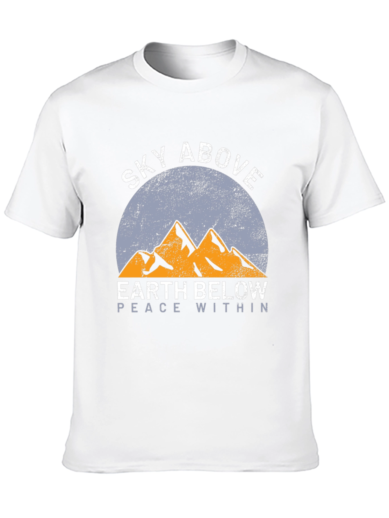 Sky Above Earth Below Mens Graphic T-Shirt