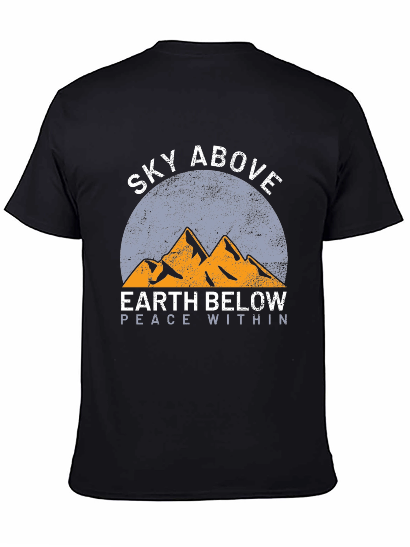 Sky Above Earth Below Mens Graphic T-Shirt