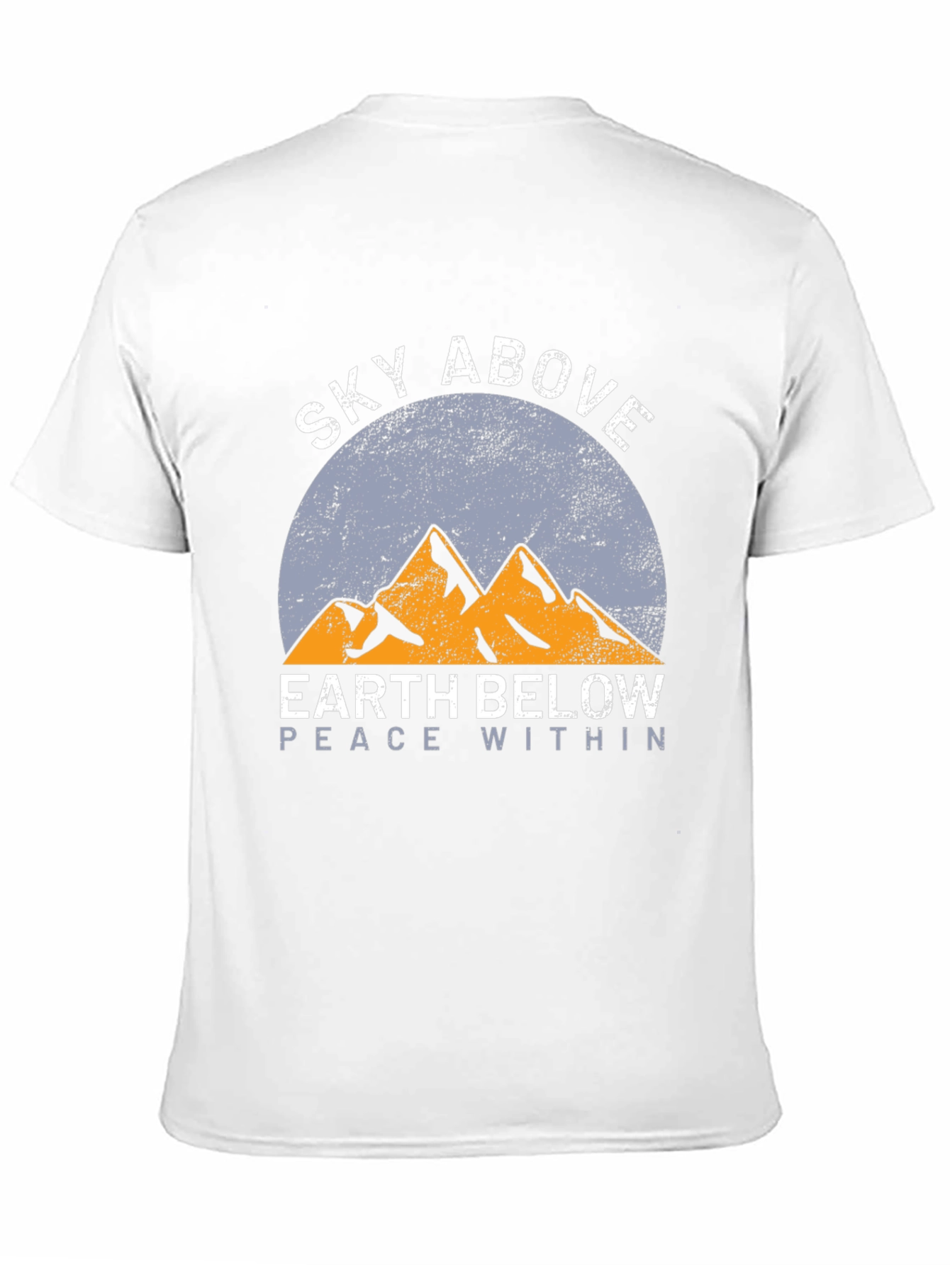 Sky Above Earth Below Mens Graphic T-Shirt