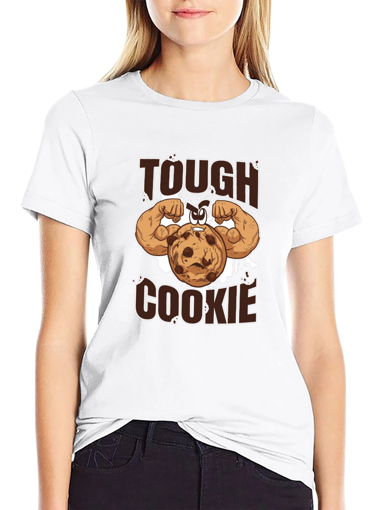 Tough Cookie Graphic T-Shirt - Black Cotton Tee
