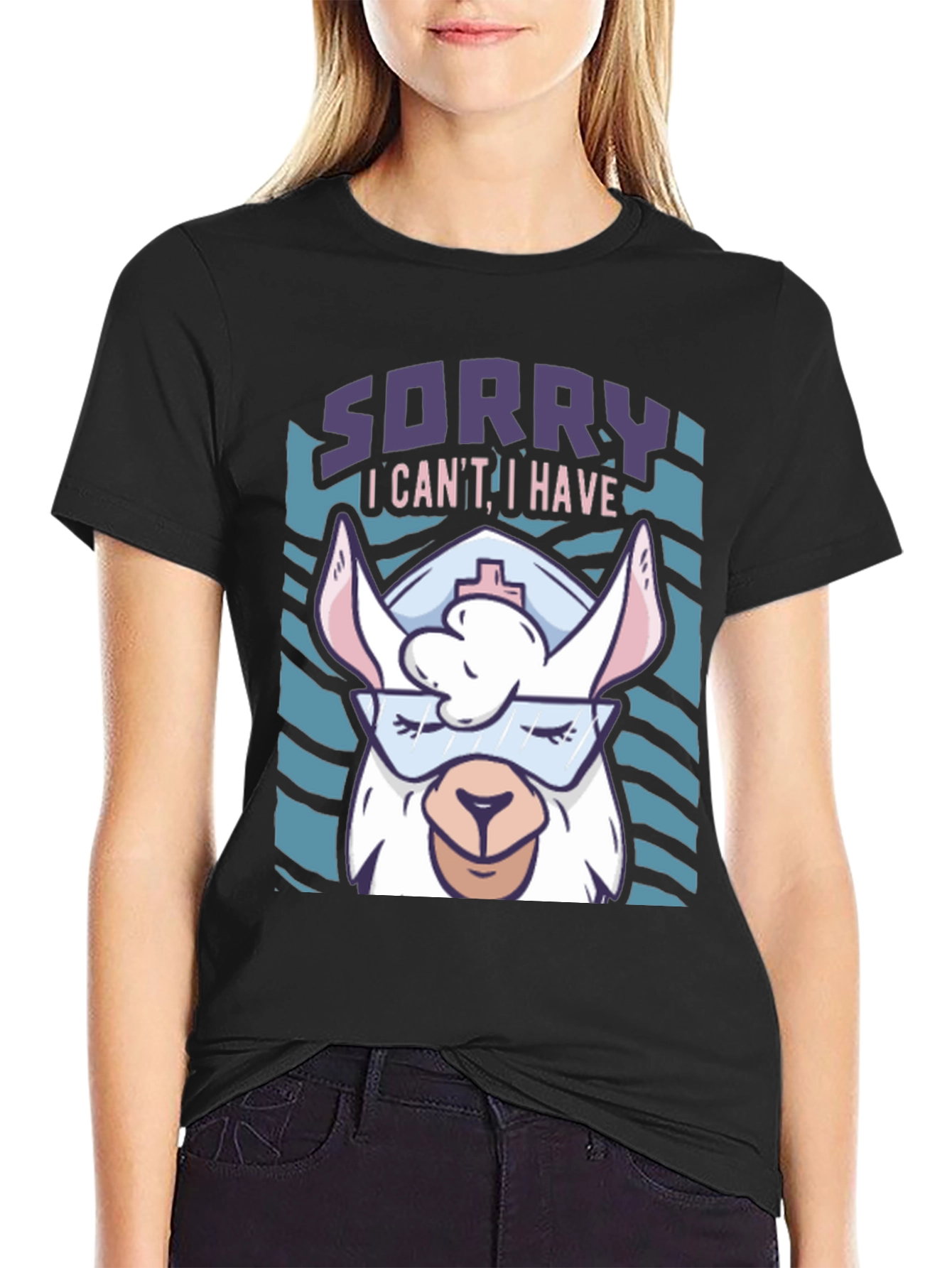 Sorry I Cant I Have Llamaste T-Shirt