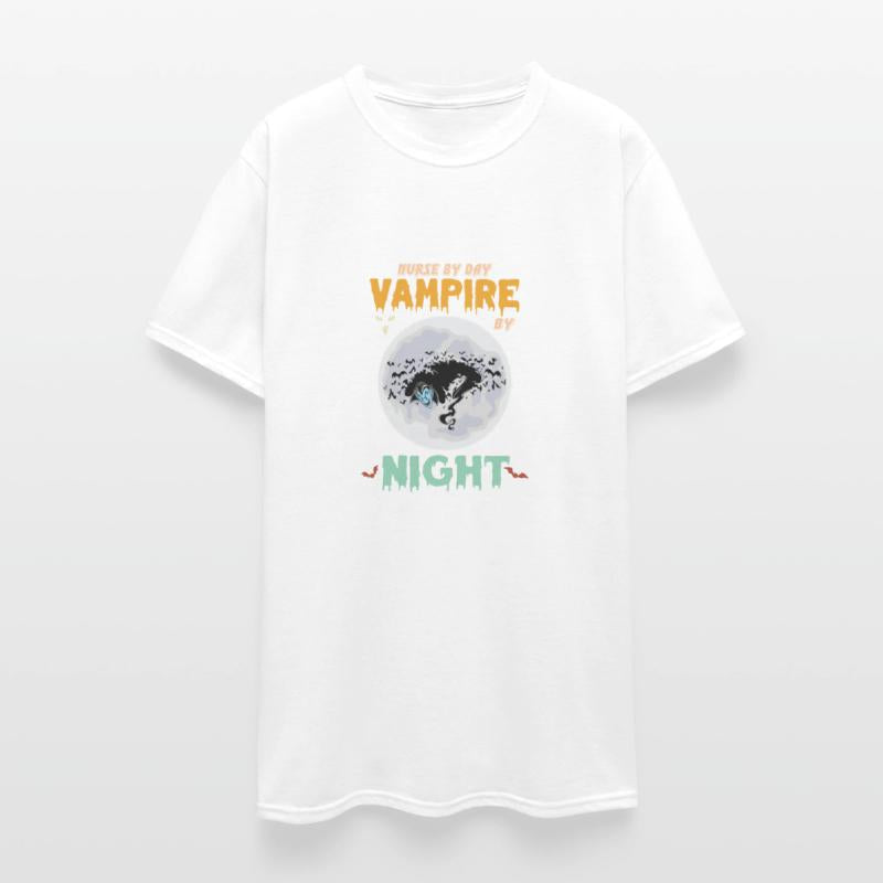 Nurse by day vampire by night t-shirt