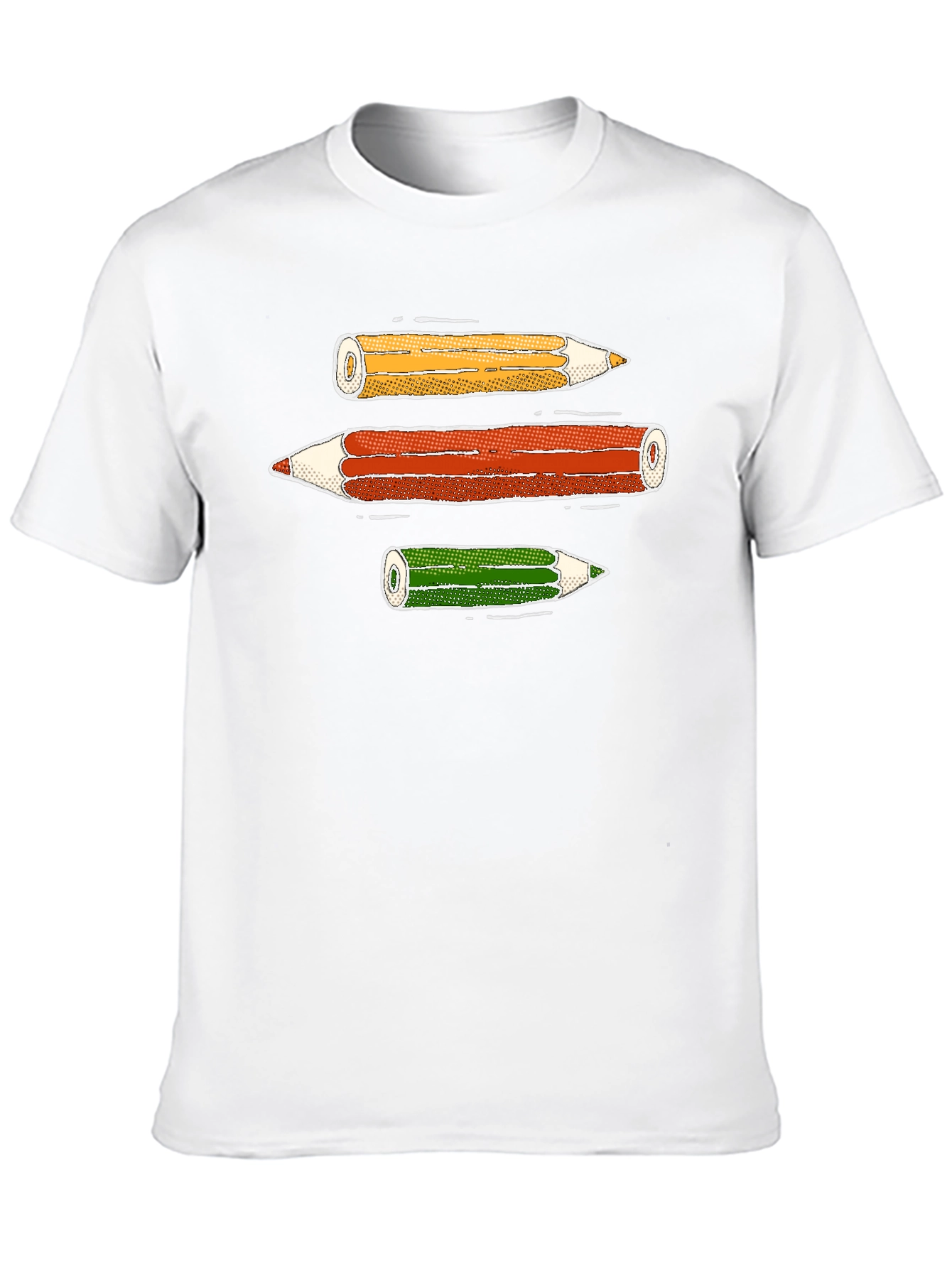 Pencils Graphic Tee - Fun Artist Shirt