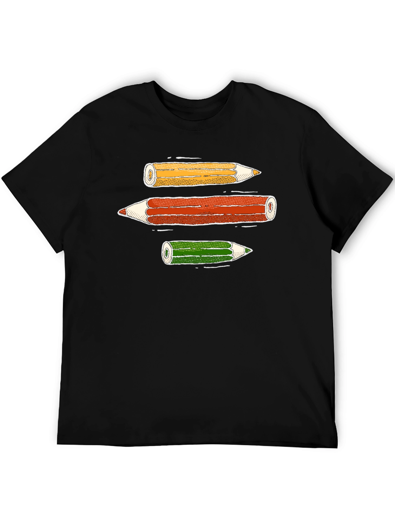 Pencils Graphic Tee - Fun Artist Shirt