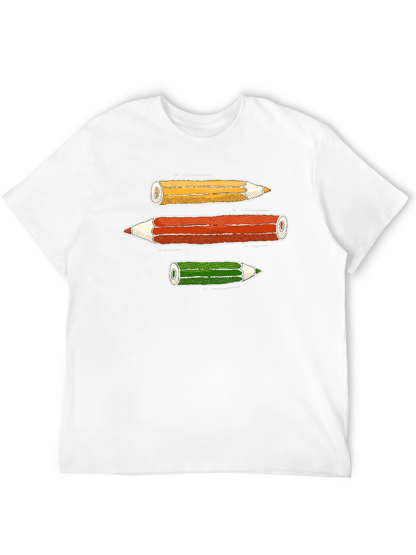 Pencils Graphic Tee - Fun Artist Shirt