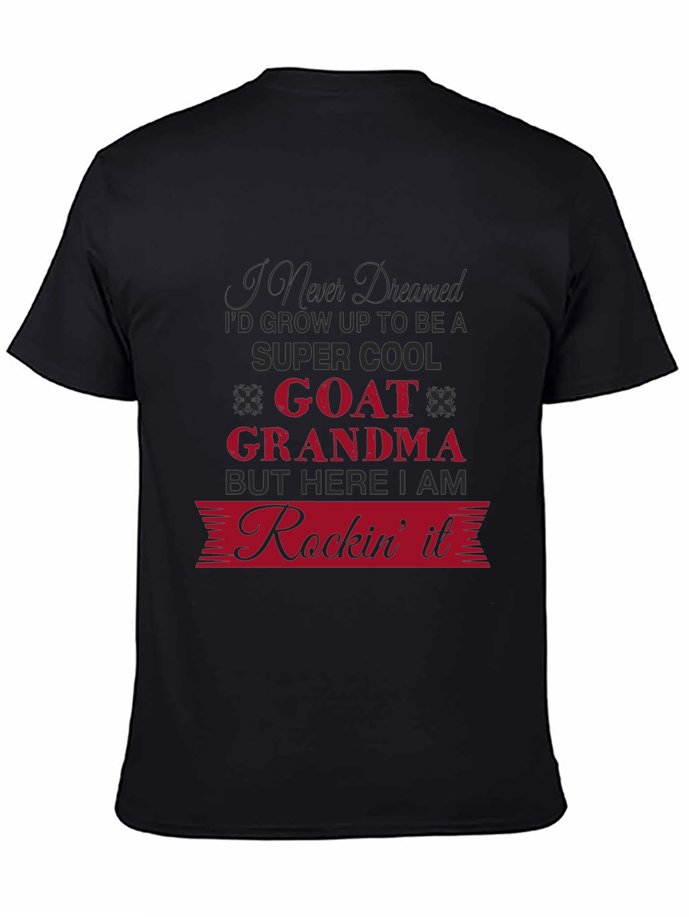 Goat Grandma Graphic T-Shirt