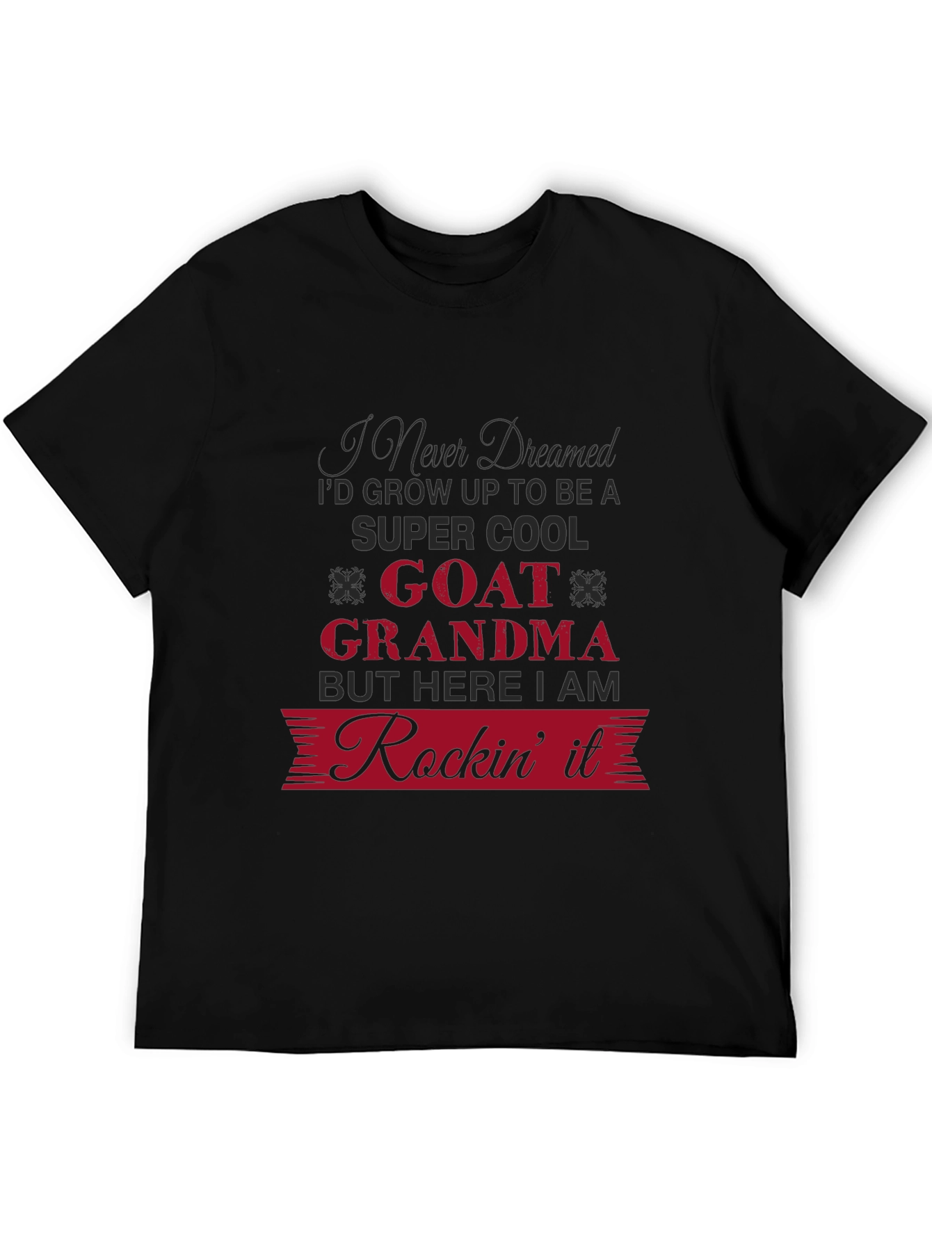 Goat Grandma Graphic T-Shirt