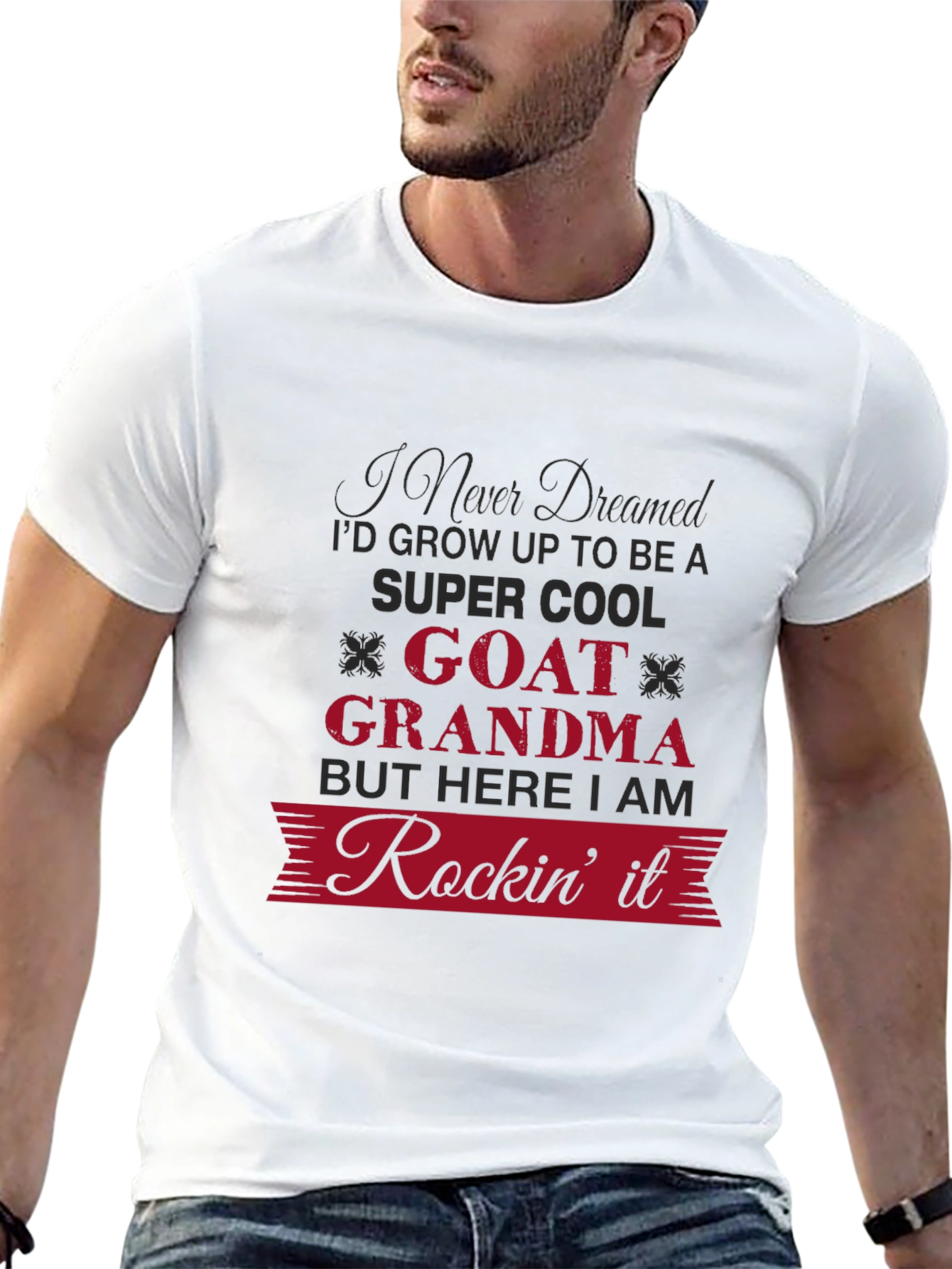 Goat Grandma Graphic T-Shirt