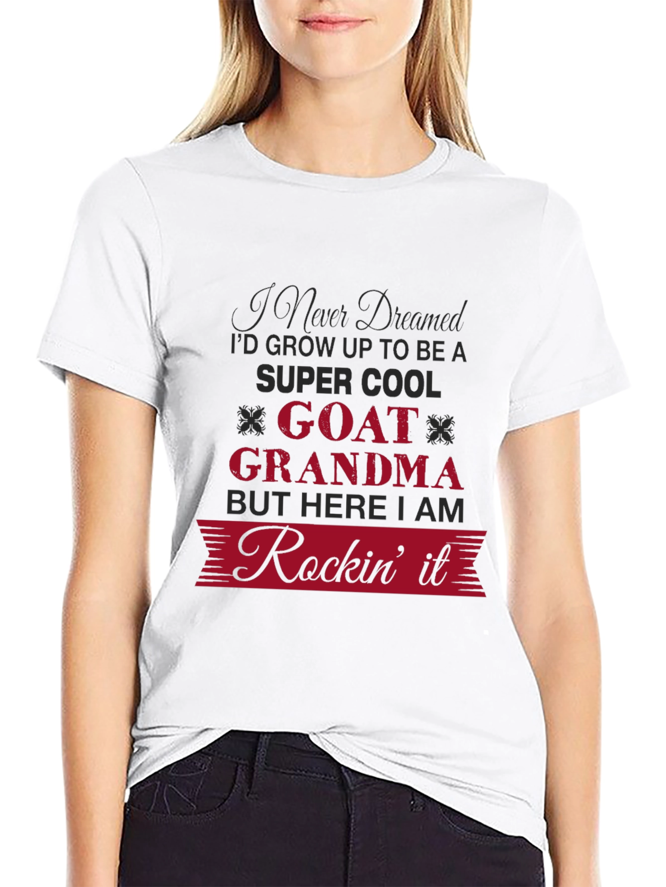 Goat Grandma Graphic T-Shirt