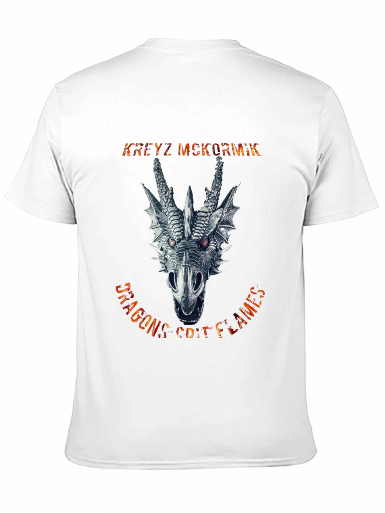Dragons Coif Flames Graphic Tee