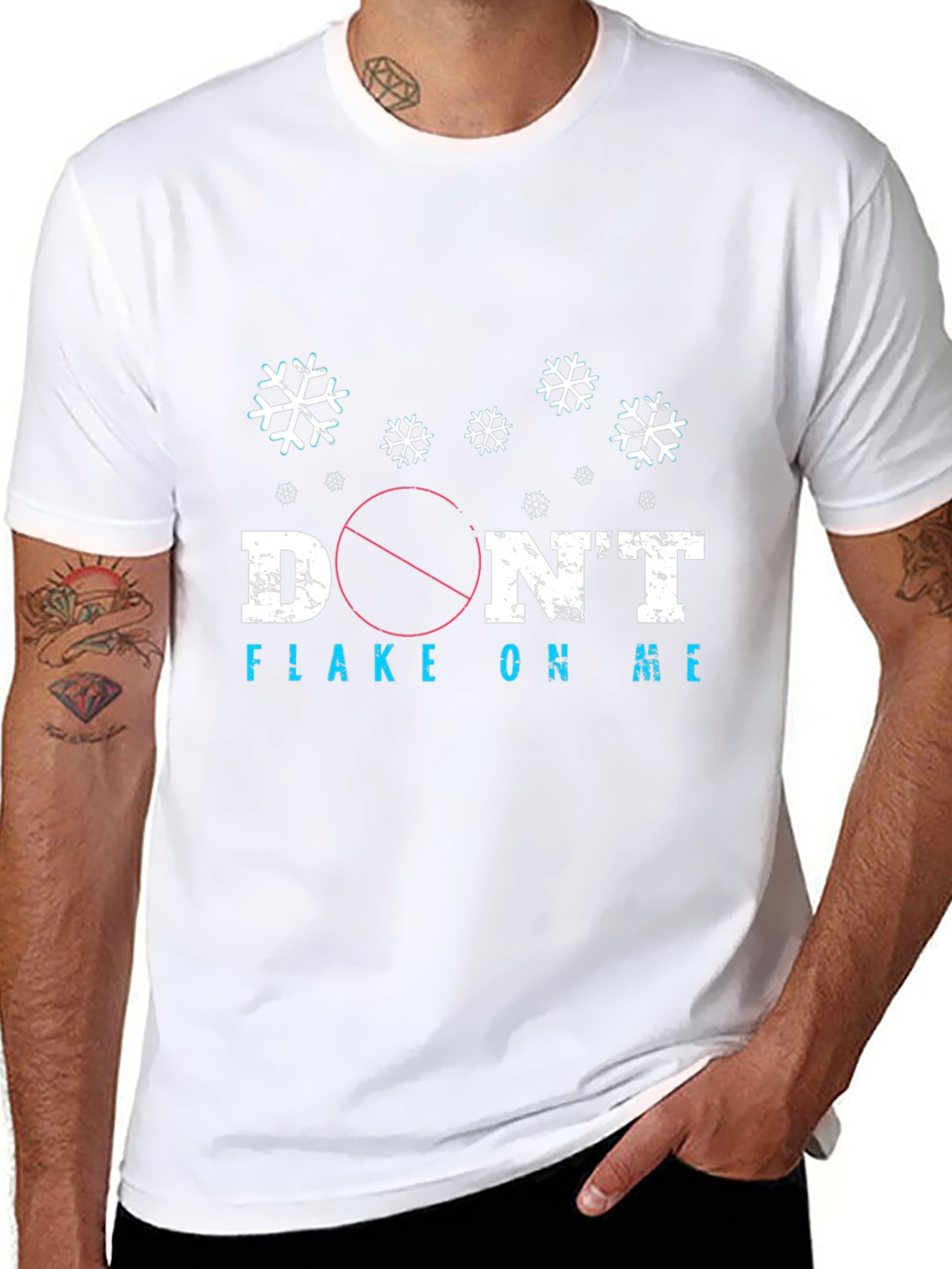 Dont Flake On Me Graphic Tee Shirt