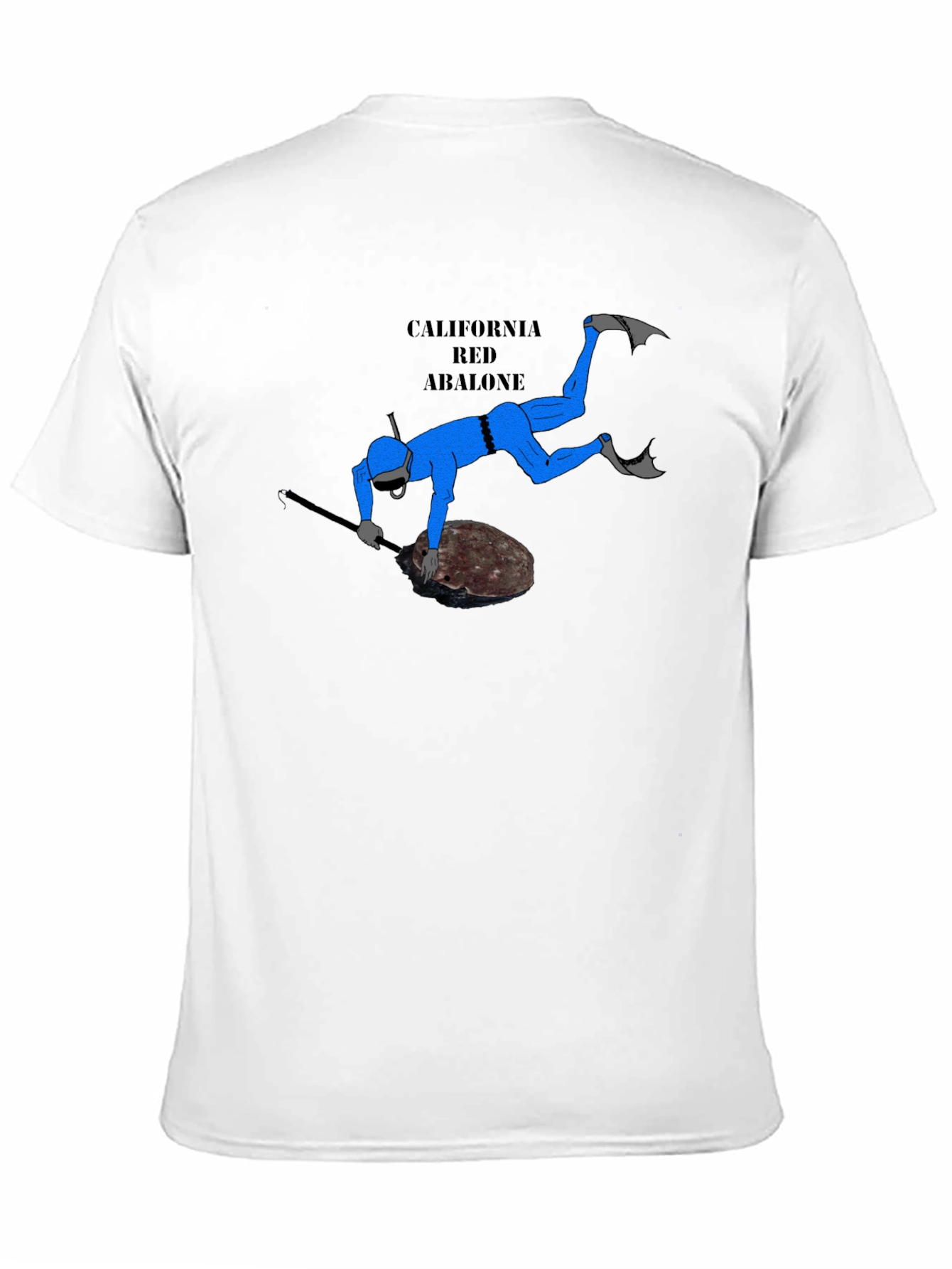 California Red Abalone Diver T-Shirt