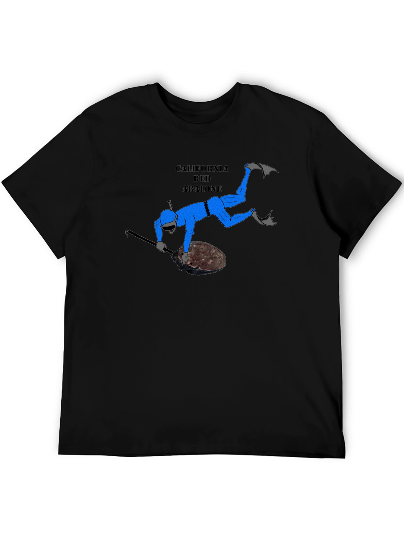 California Red Abalone Diver T-Shirt