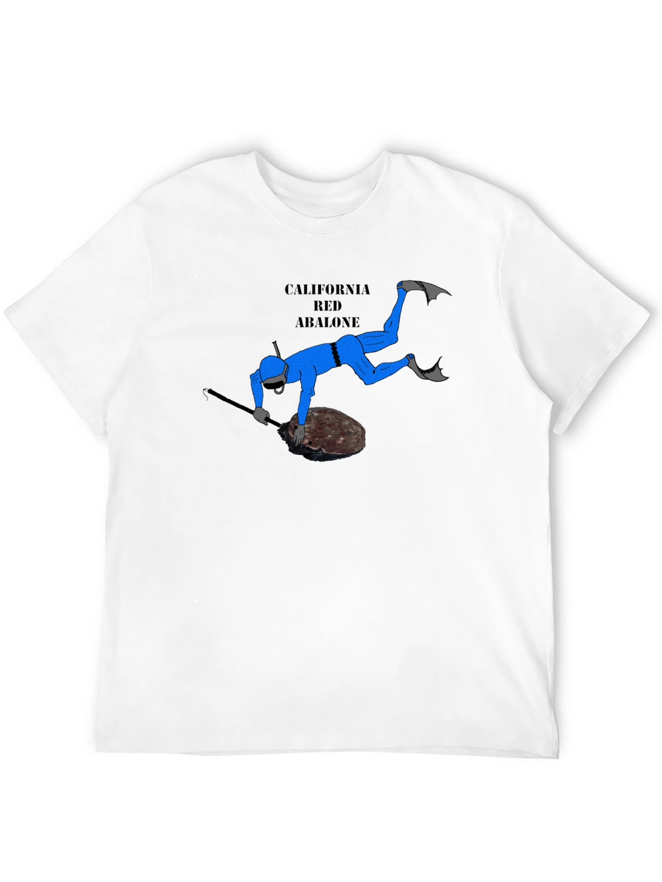 California Red Abalone Diver T-Shirt