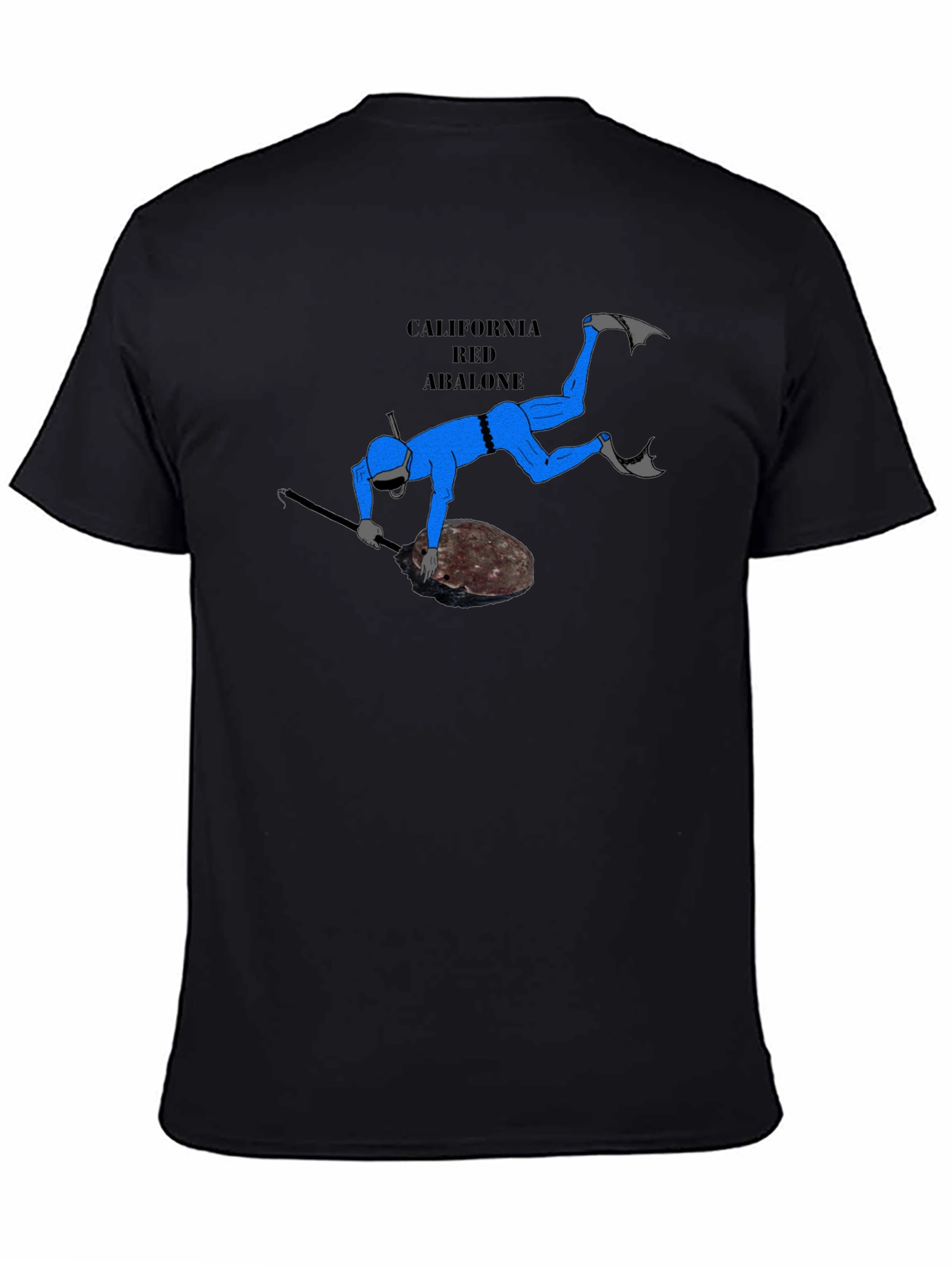 California Red Abalone Diver T-Shirt