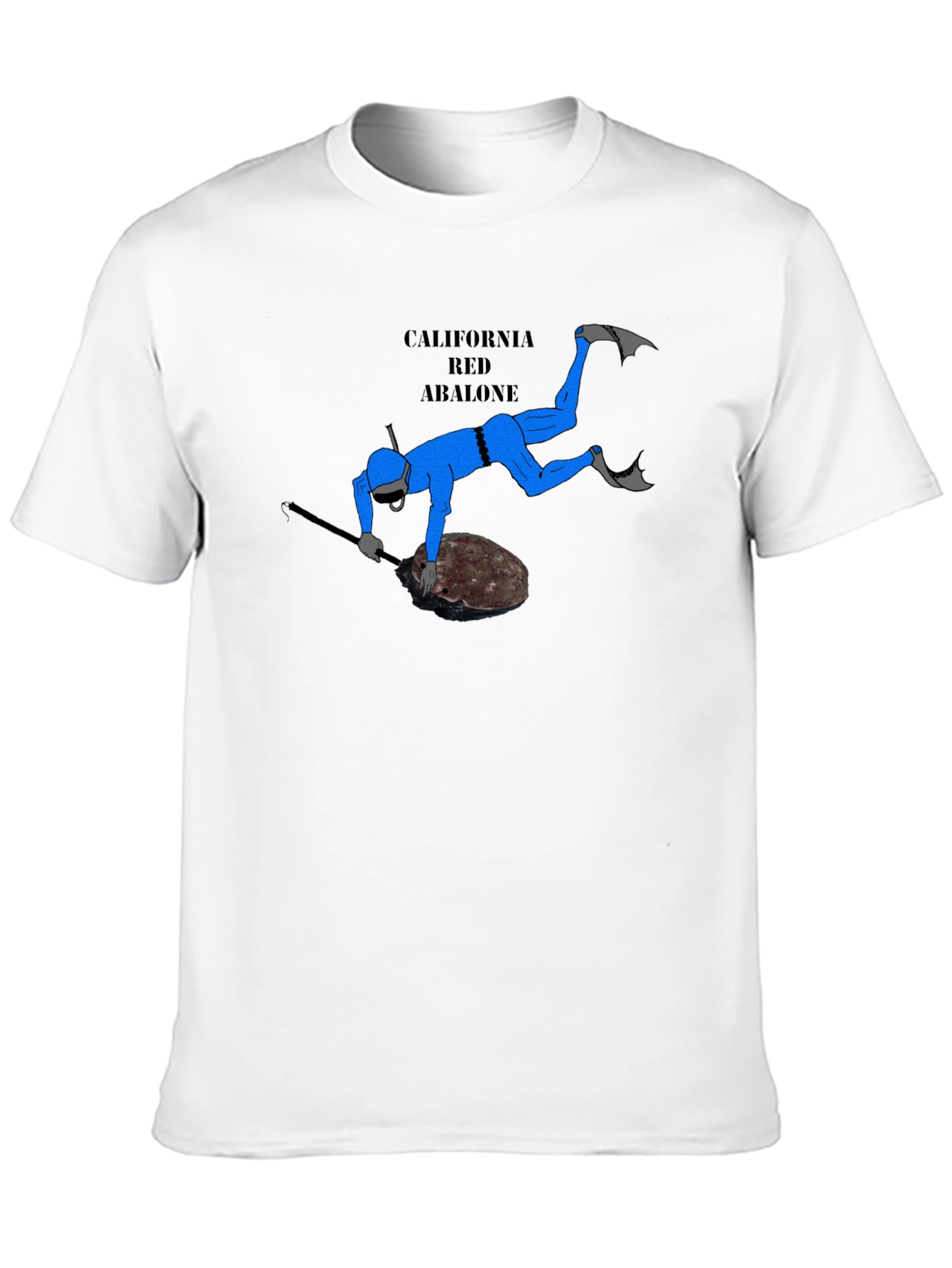 California Red Abalone Diver T-Shirt